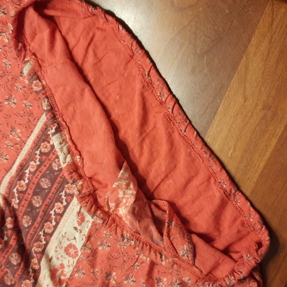 Lucky Brand Wrap Boho Top - Picture 12 of 13